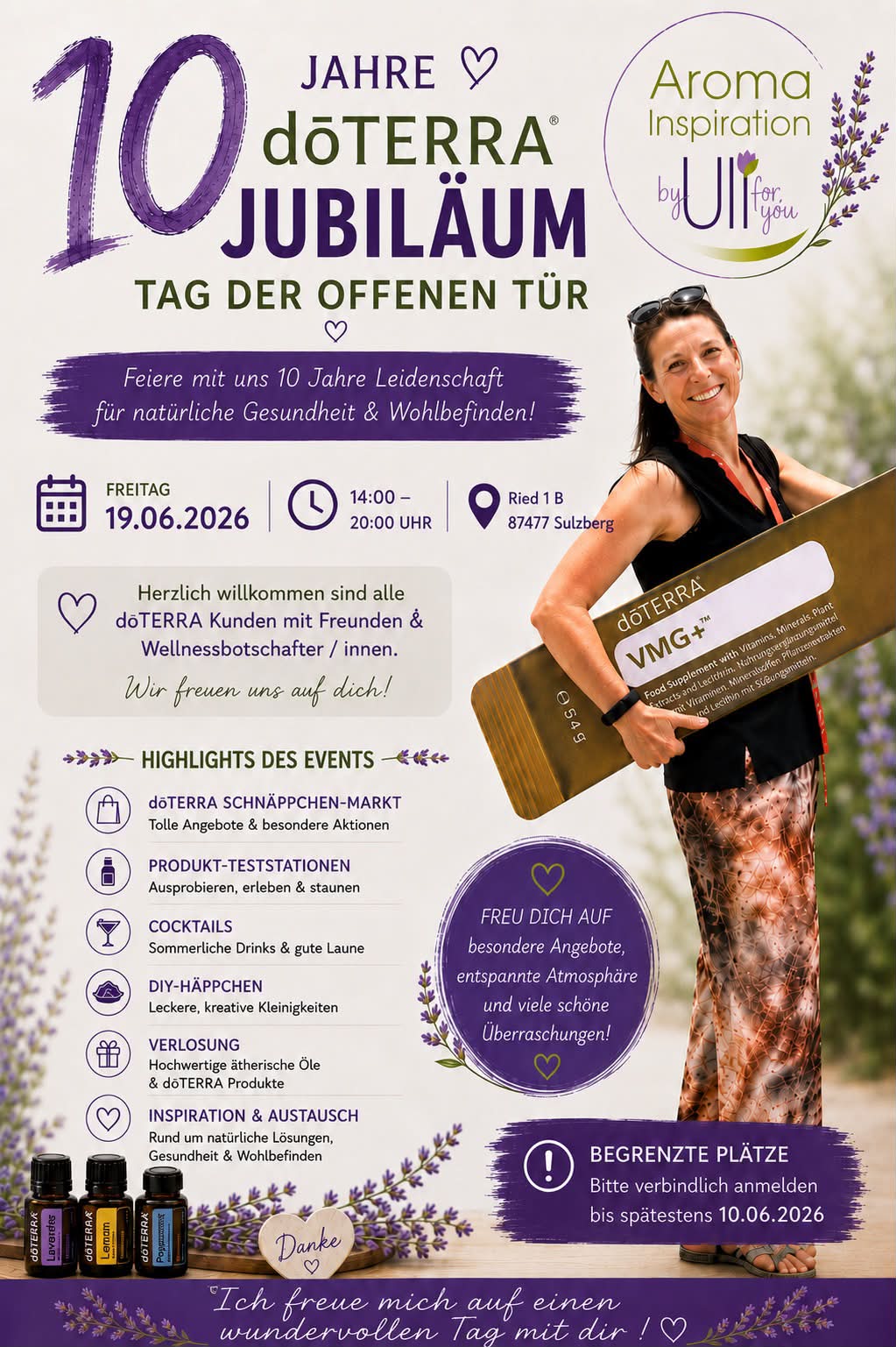 10 Jahre doTERRA Jubiläum - Aroma Inspiration by Uli